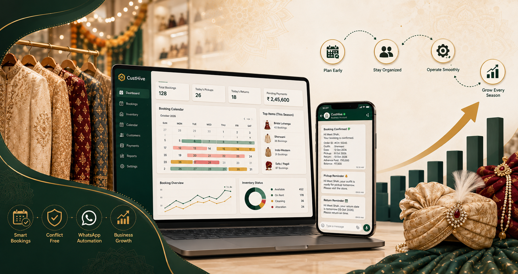 How to Scale Your Festival & Wedding Season Rental Business with CustHive