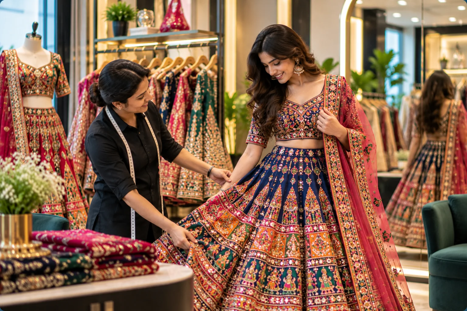 Chaniya Choli rentals managed in CustHive