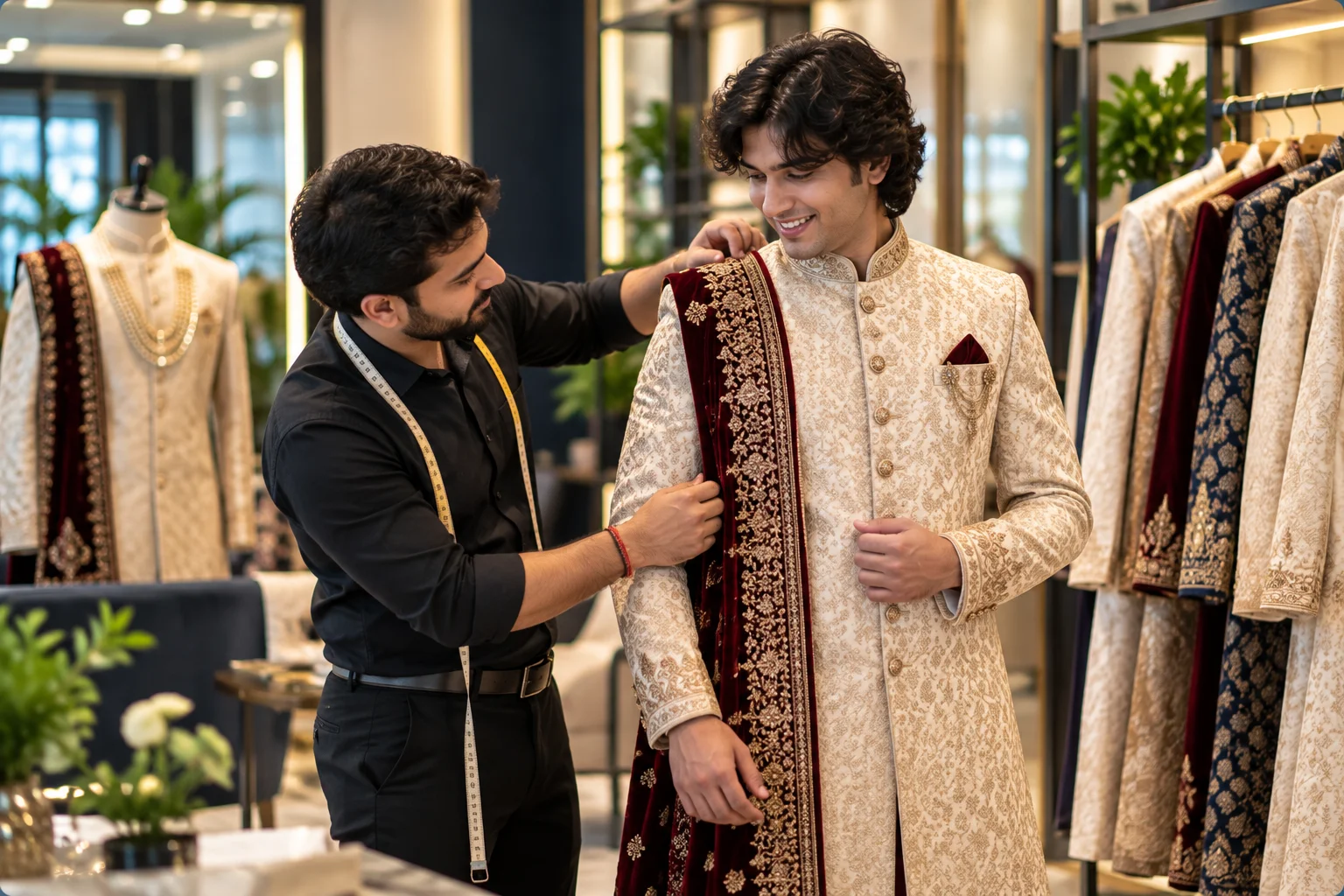 Sherwani rentals managed in CustHive